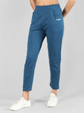 Women's Solid Cotton Trackpants