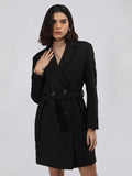 Women Winter Wear Double Breasted Long Coat