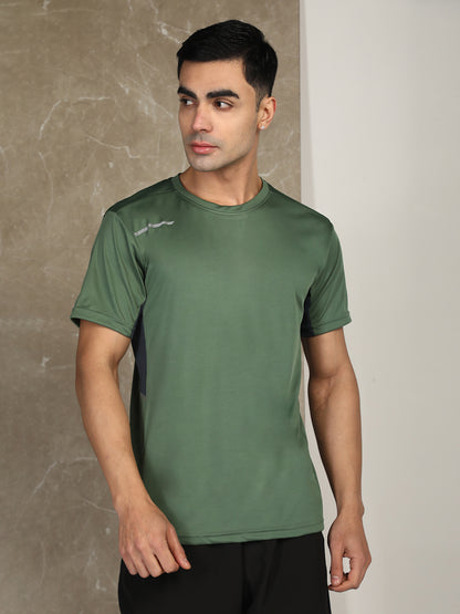 Men's Dry Fit Half Sleeve Gym T-Shirt