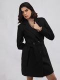 Women Winter Wear Double Breasted Long Coat