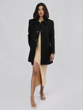 Women Winter Wear Single Breasted Long Coat