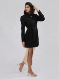 Women Winter Wear Single Breasted Long Coat