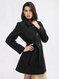 Women Winter Wear Single Breasted Long Coat