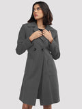 Women Winter Wear Double Breasted Long Coat