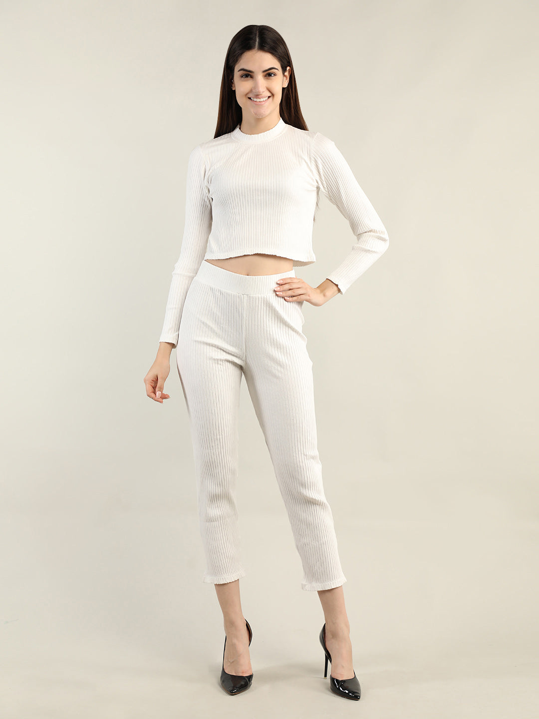 Women's Cream CO-Ord set | CHKOKKO