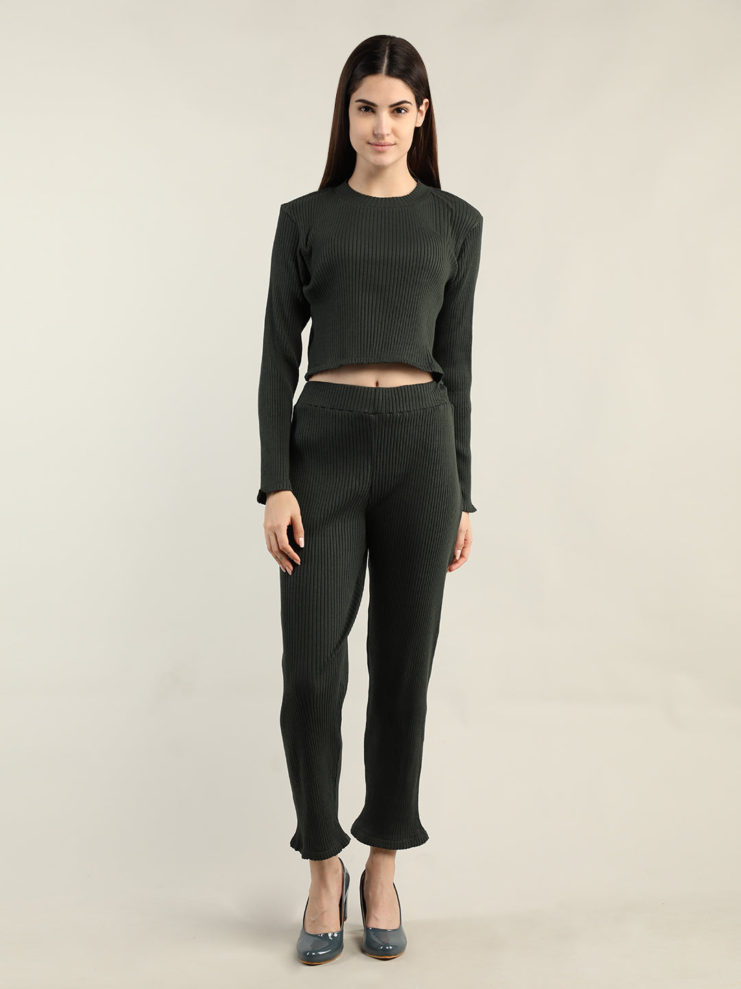 Women's Olive CO-Ord set | CHKOKKO