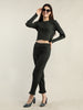 Women Striped Olive Co-Ord Set