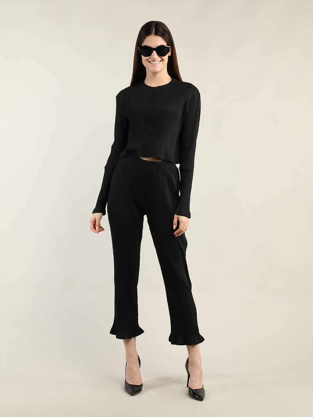 Women's Black CO-Ord set | CHKOKKO