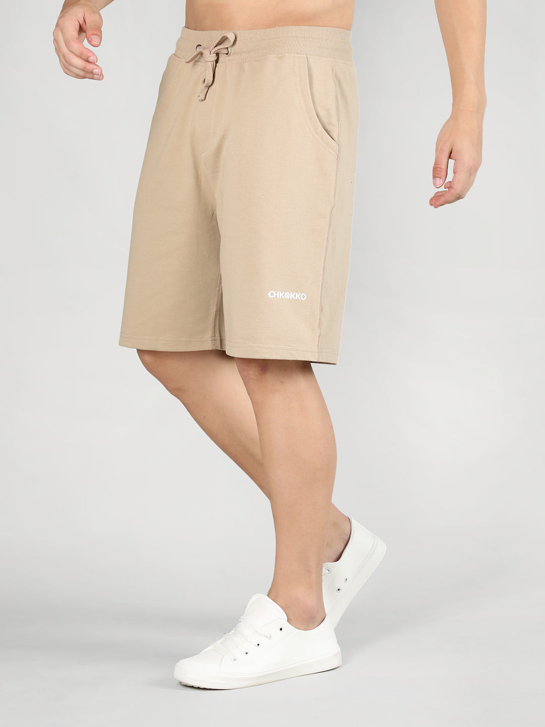 Men's Regular Fit Plain Shorts | CHKOKKO
