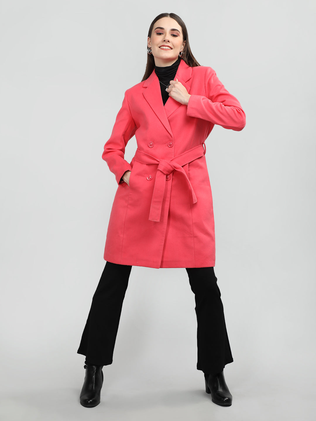 CHKOKKO Women Winter Wear Stylish Coat