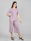 Women's Mauve Co-Ord Set | CHKOKKO