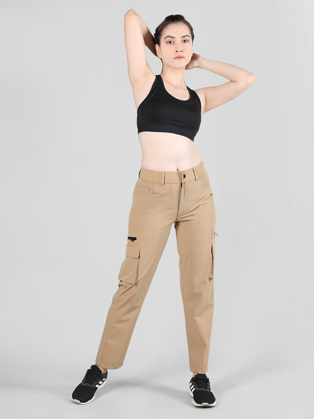 Women Everyday Active Trouser Camel