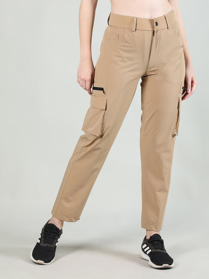 Women Everyday Active Trouser Camel