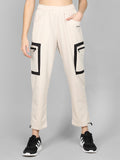 Women's Solid Cotton Trackpant