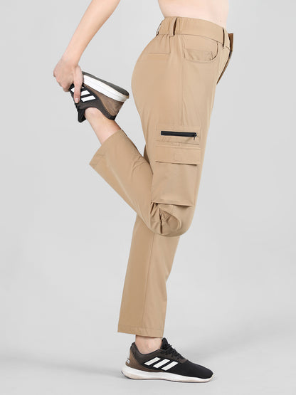 Women Everyday Active Trouser Camel