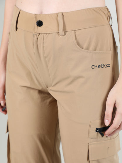 Women Everyday Active Trouser Camel
