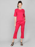 Women's Hot Pink Co-Ord Set | CHKOKKO