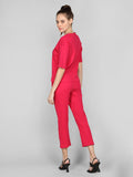 Women's Hot Pink Co-Ord Set | CHKOKKO