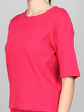 Women's Hot Pink Co-Ord Set | CHKOKKO