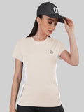 Women's Round Neck Active Wear Sports T-Shirt | CHKOKKO