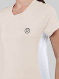 Women's Round Neck Active Wear Sports T-Shirt | CHKOKKO