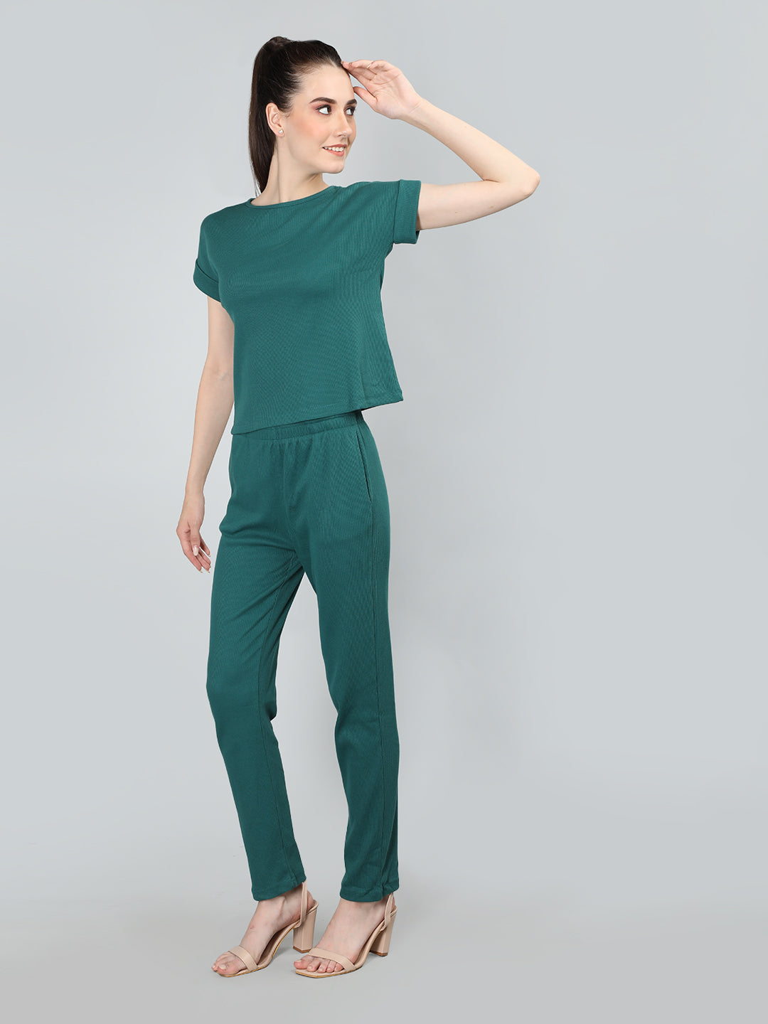 Women's Teal CO-Ord set | CHKOKKO