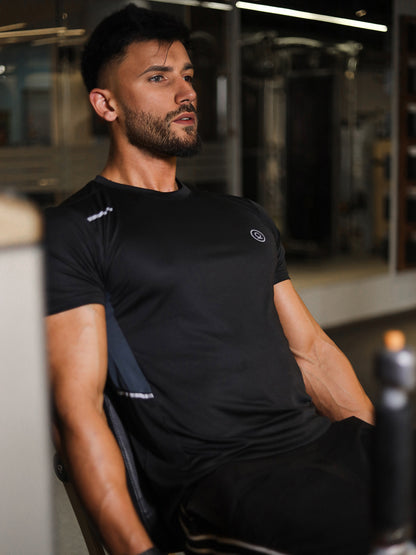 Men's Dry Fit Half Sleeve Gym T-Shirt