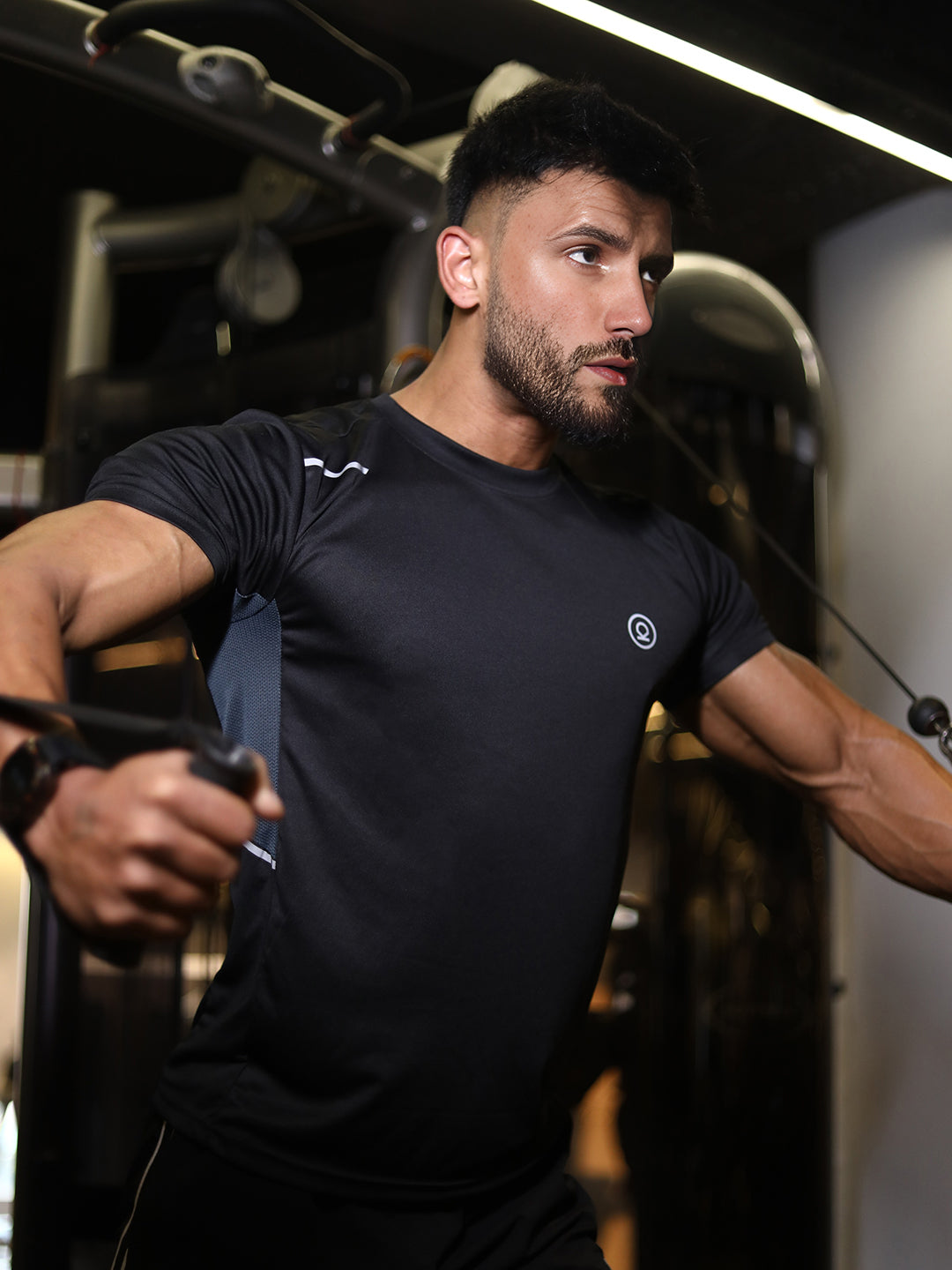 Men's Dry Fit Half Sleeve Gym T-Shirt