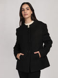 Women Single Breasted Woolen Stylish Overcoat