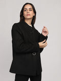 Women Single Breasted Woolen Stylish Overcoat