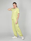 Women's Lime Green Baggy Co-Ord Set