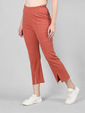 Women's Solid Casual Trackpant
