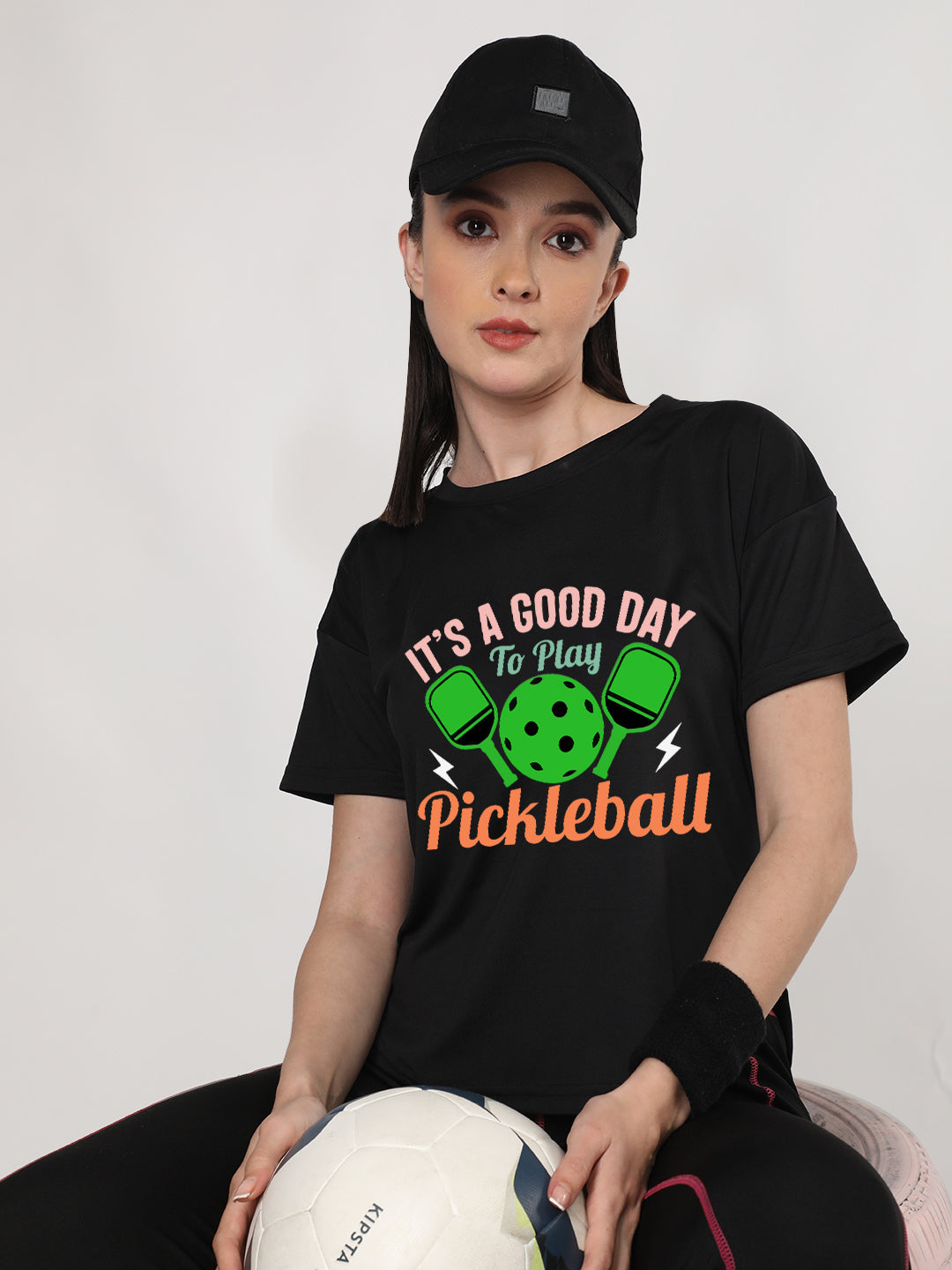 Women's Round Neck Active Wear Sports T-Shirt