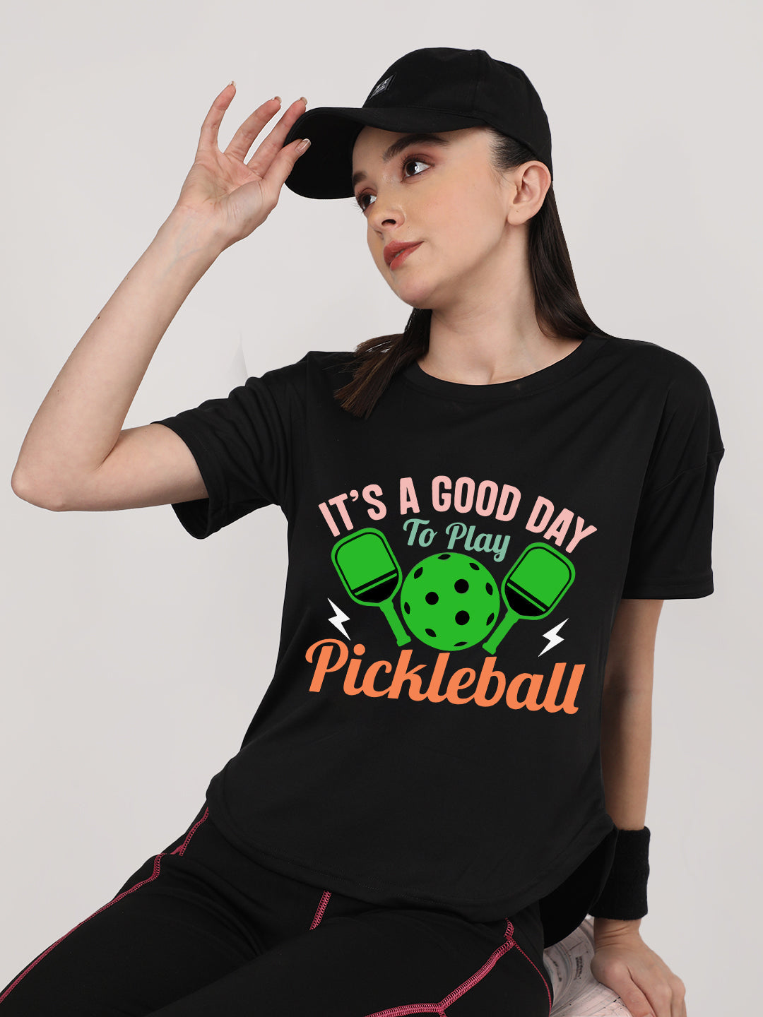Women's Round Neck Active Wear Sports T-Shirt