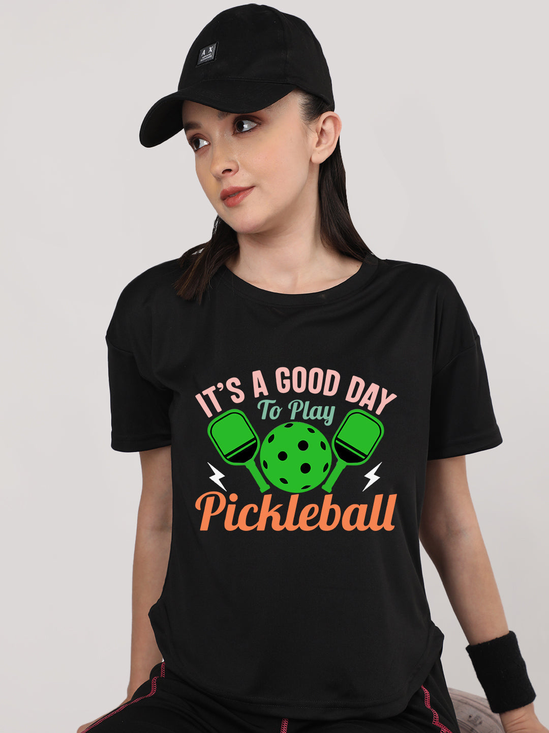 Women's Round Neck Active Wear Sports T-Shirt