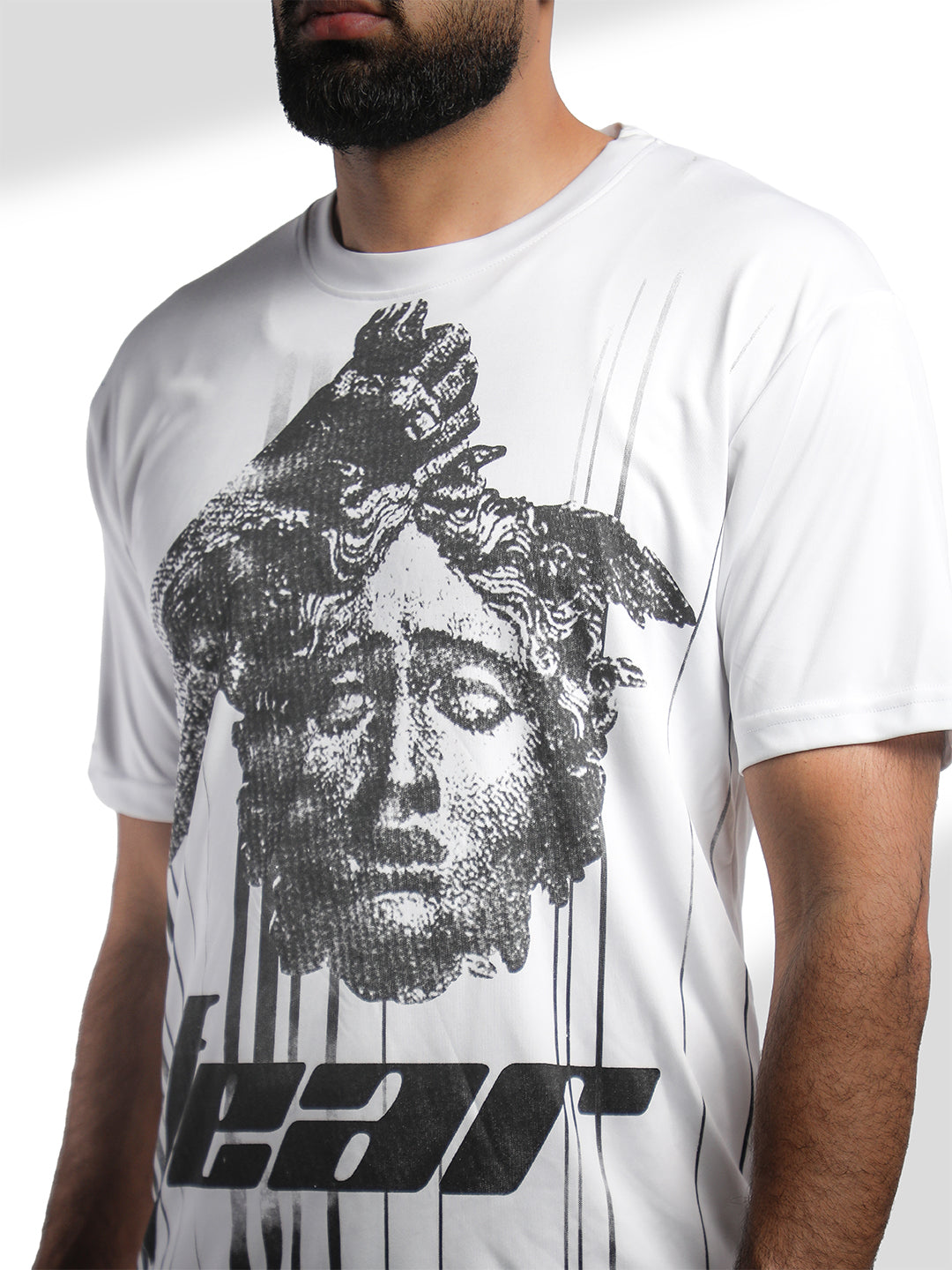 Men's Half Sleeve Graphic Gym T-shirt