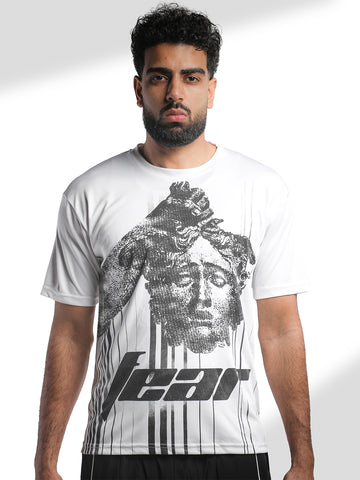 Men's Half Sleeve Graphic Gym T-shirt