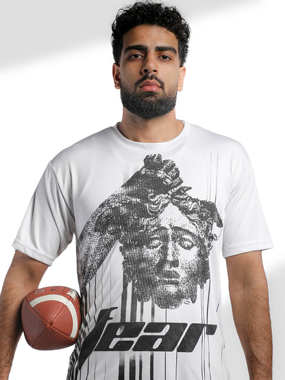 Men's Half Sleeve Graphic Gym T-shirt