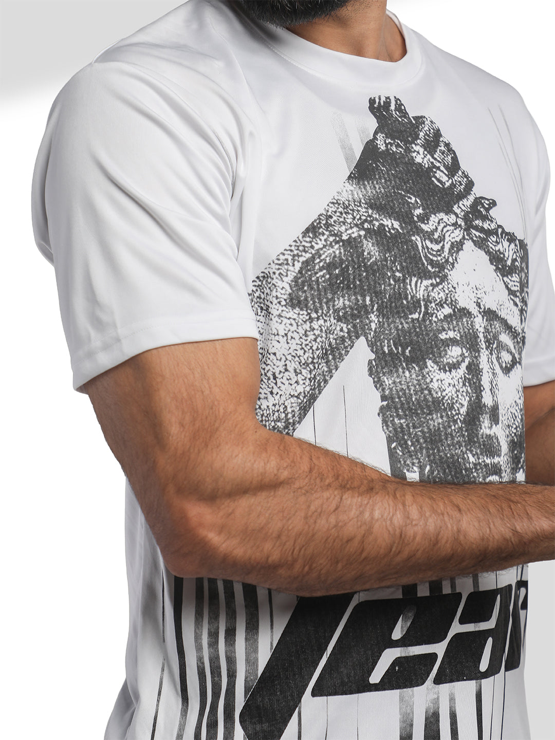 Men's Half Sleeve Graphic Gym T-shirt