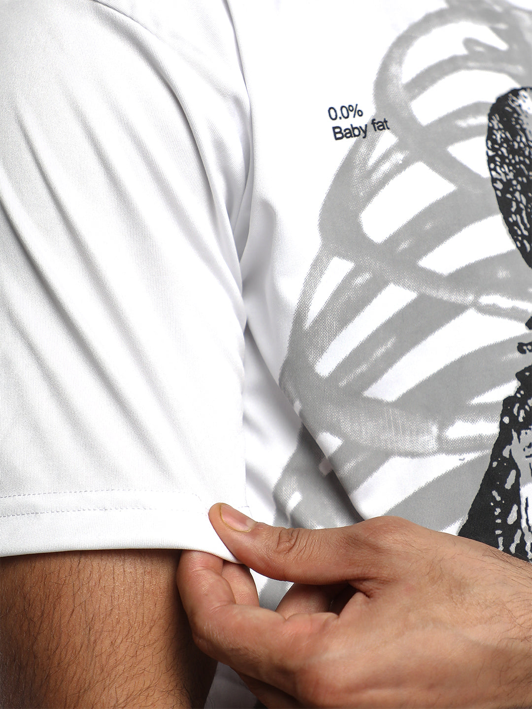 Men's Half Sleeve Graphic Gym T-shirt