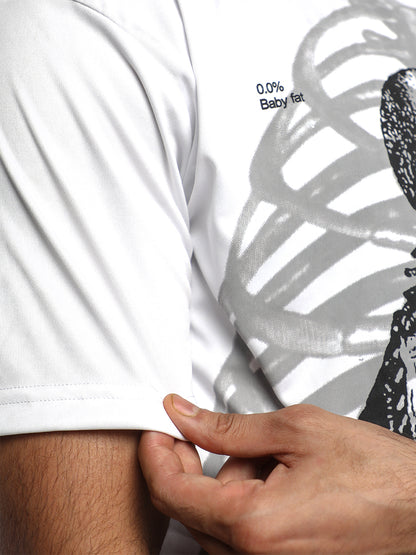 Men's Half Sleeve Graphic Gym T-shirt