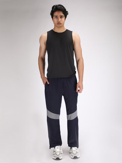 Men’s Sports Track Pants Navy Grey