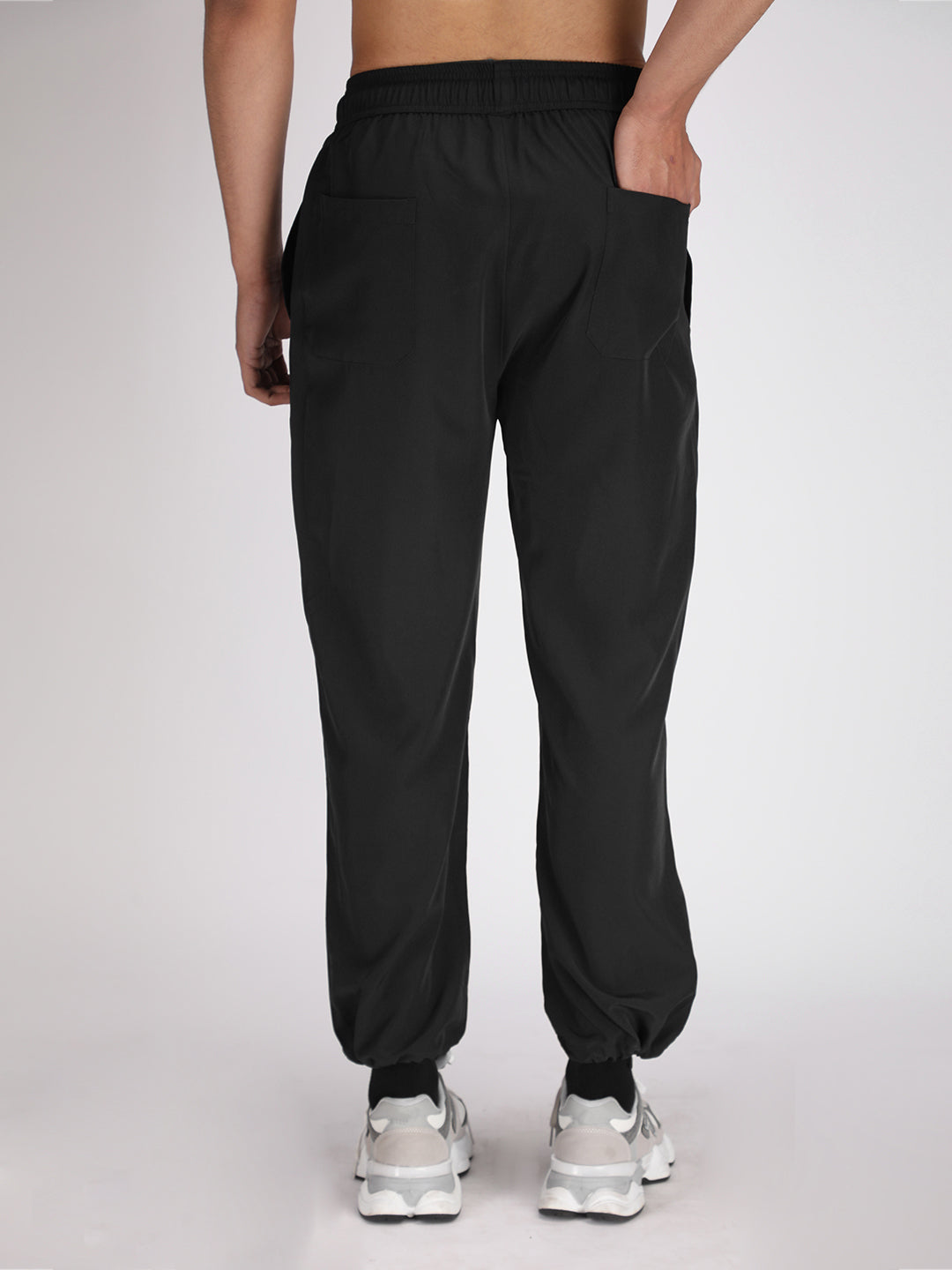 Men’s Sports Track Pants Black Grey
