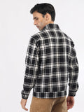 Men Winter Wear Check Shacket