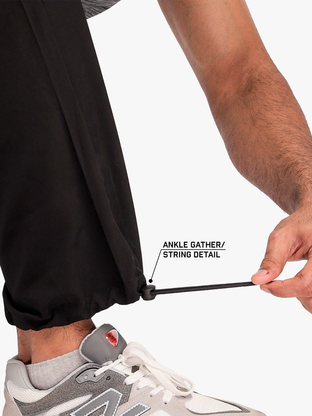 Men’s Sports Track Pants Black Grey