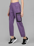 Women's Solid Cotton Trackpant