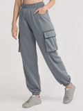 Women Casual Track Pant Gym Workout Lower with Pocket