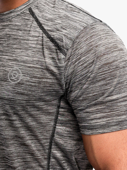 Men's Half Sleeves Gym Sports T-Shirt Grey