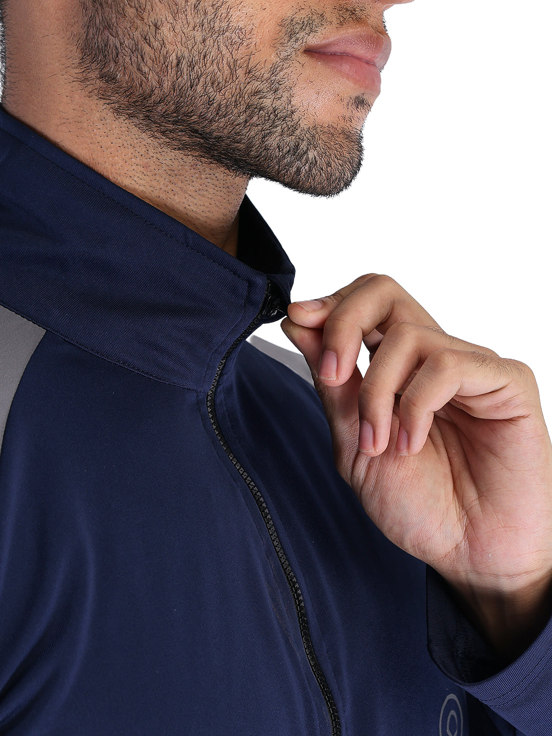 Men’s Full Sleeve Half Zip Sports T-Shirt