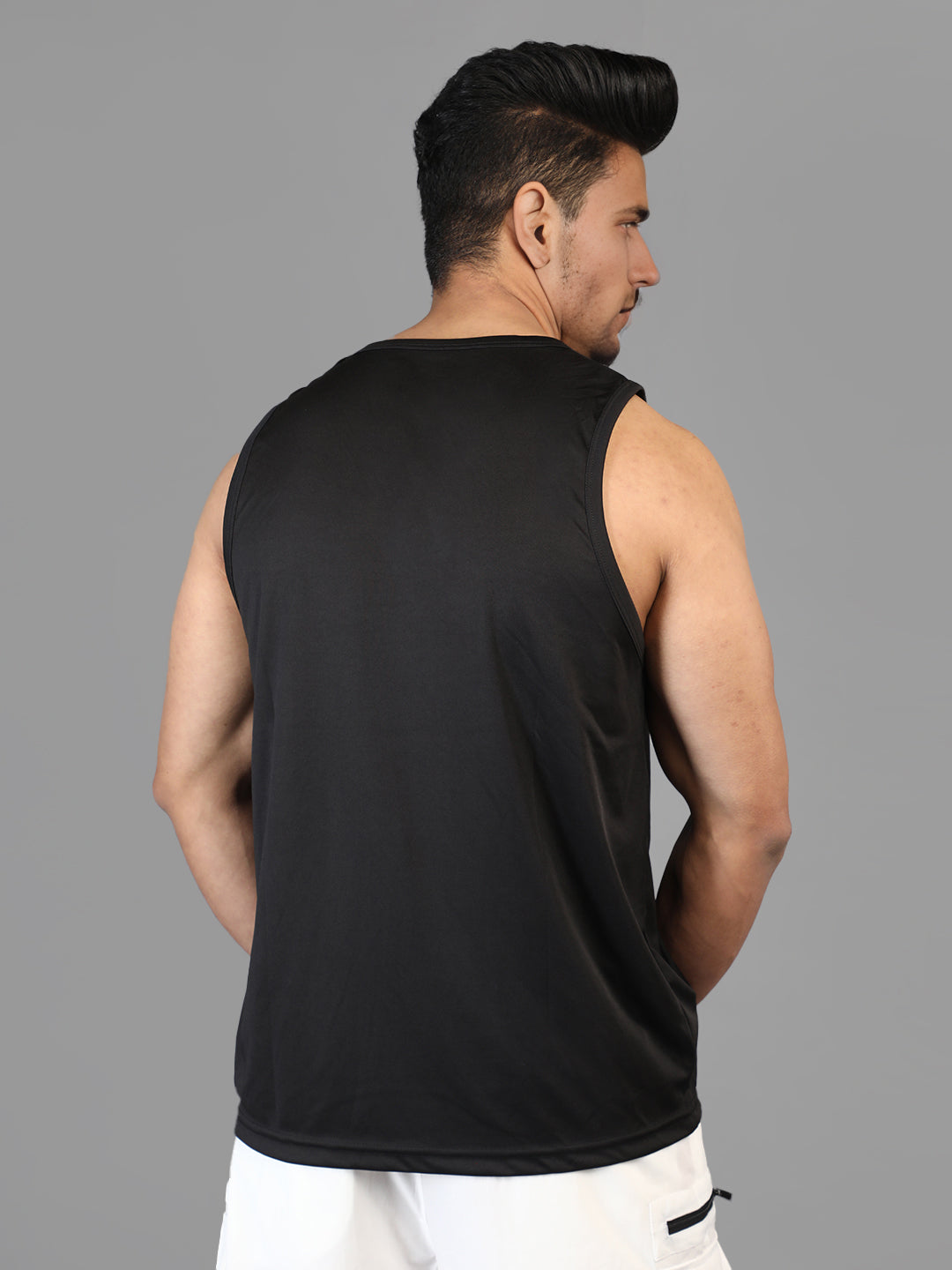 Men's Dark Green Gym Tank Tops Sleeveless Sports Vest